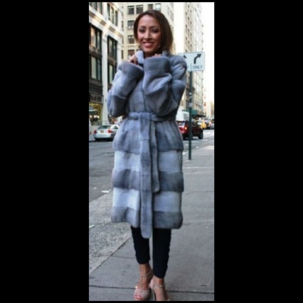 Sapphire Mink Stroller Sheared Sapphire Mink